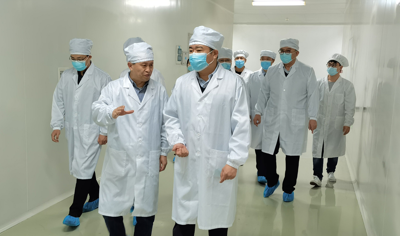 質(zhì)量提升 力拔頭籌！ 黑龍江省藥品監(jiān)督管理局副局長王曉剛一行蒞臨友搏藥業(yè)檢查指導